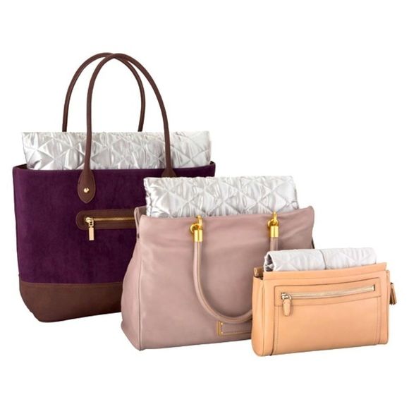 Honor Thy Closet Other - Innies Large Quilted Handbag Shaper Silver